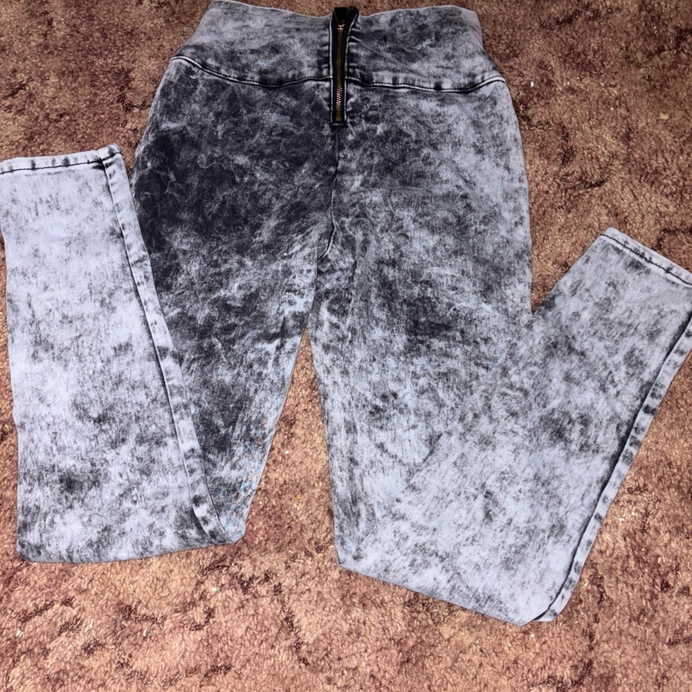 Nicki Minaj Gray Abstract Leggings